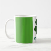Mug Shamrock du drapeau irlandais St Patrick Clover Ir (Gauche)