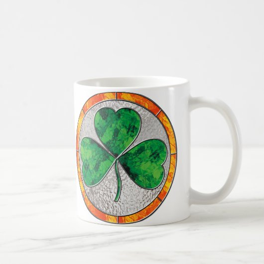 Mug Shamrock en verre (Droite)