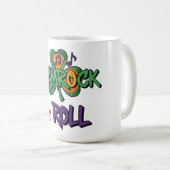 Mug Shamrock et Roll St. Patrick's Day (Devant droit)