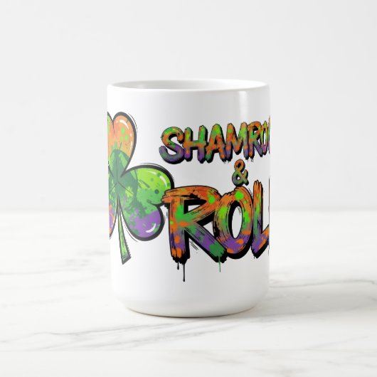 Mug Shamrock et Roll St. Patrick's Day (Centre)