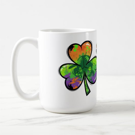 Mug Shamrock et Roll St. Patrick's Day (Gauche)