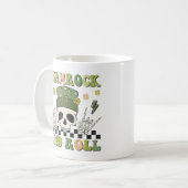 Mug Shamrock et rouleau - Clover de squelette (Devant gauche)