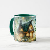 Mug Shamrock Fairy Cottage Glow (Devant gauche)
