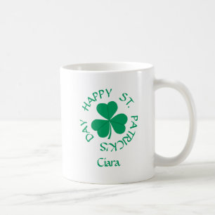 Mug Shamrock Happy St. Patrick's Day Name