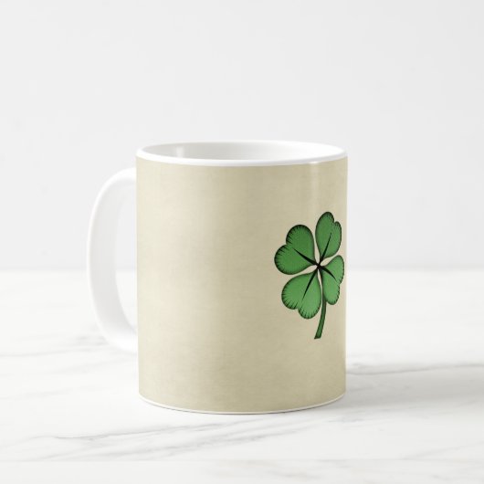 Mug Shamrock irlandais chic (Devant gauche)