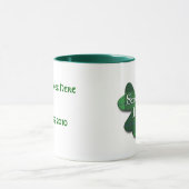 Mug Shamrock irlandais écossais de plaid (Centre)