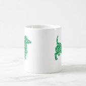 Mug Shamrock Jour de la Saint Patrick Doxie (Centre)