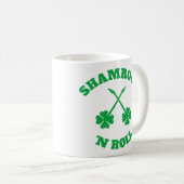 Mug Shamrock 'n Roll Grunge (Devant droit)