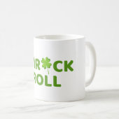 Mug Shamrock n Roll St. Patrick Day (Devant droit)
