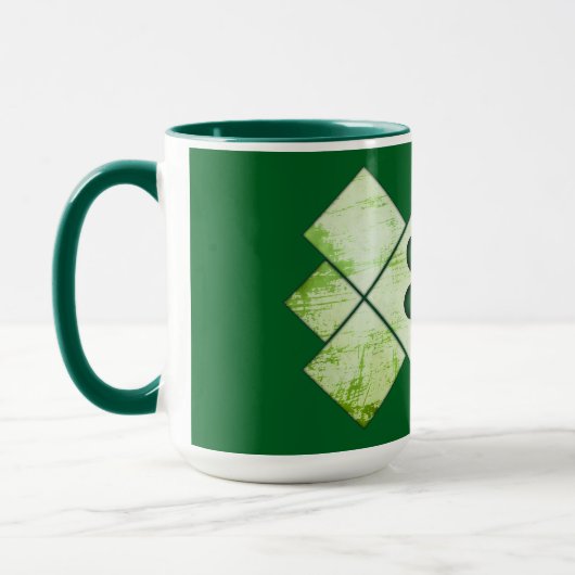 Mug Shamrock Pattern St Patrick’s Day Shirt – caneca (Gauche)