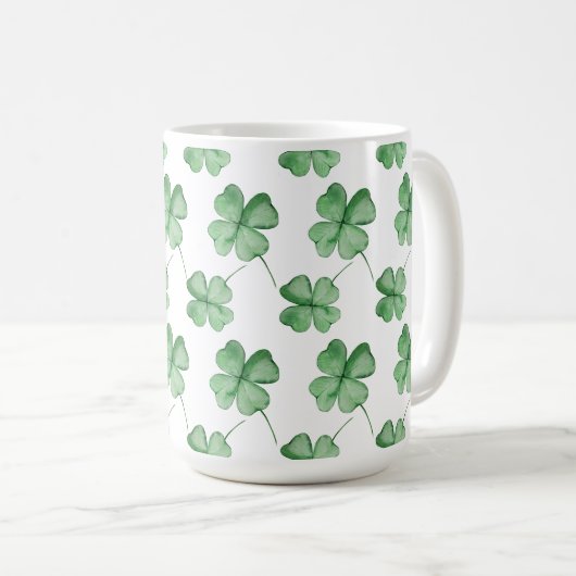 Mug shamrock pour la Saint Patrick (Devant droit)