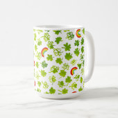 Mug Shamrock Rainbows JOUR DE LA SAINT PATRICK d'aquar (Devant droit)