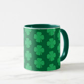 Mug Shamrock, symbole de la Saint-Patrick, (Devant droit)