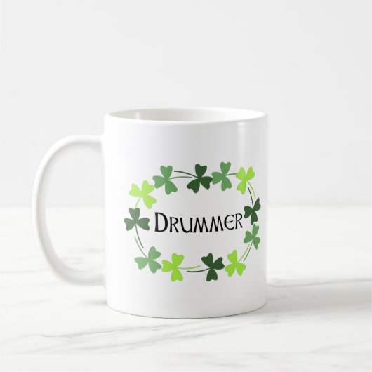 Mug Shamrock tambour Oval (Gauche)