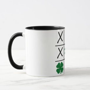 Mug Shamrock Tic Tac Toe