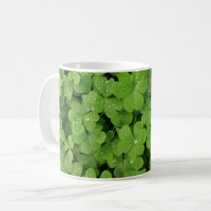 Mug Shamrock vert frais, veine de St. Patricks