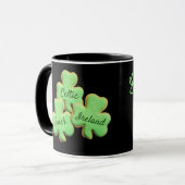 Mug shamrock vert irlandais/irlandais, un cookie intel (Devant gauche)