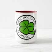 Mug Shamrock vert Saint Patrick's Day Floral Art (Centre)