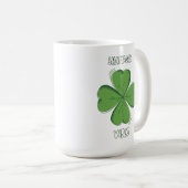 Mug Shamrock Vibes Four-Leaf Clover St. Paddy's Day (Devant droit)