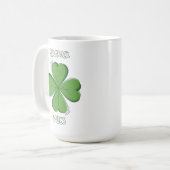 Mug Shamrock Vibes Four-Leaf Clover St. Paddy's Day (Devant gauche)