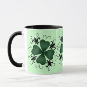 Mug Shamrock victorien chic (Gauche)