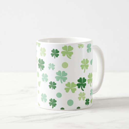 Mug Shamrocks de la Saint Patrick (Devant droit)
