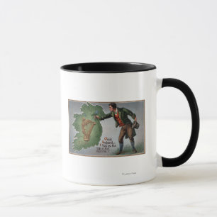 Mug Shamrocks de offre d'Irlandais vers l'Irlande