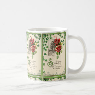 Mug Shamrocks et roses