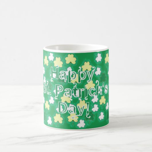 Mug Shamrocks le jour de St Patrick (Centre)