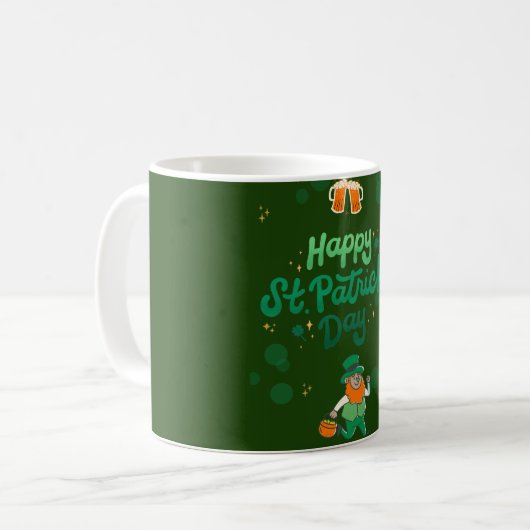 Mug "Shamrocks & Shenanigans : La Saint Patrick (Devant gauche)