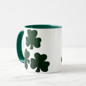 Mug Shamrocks vert foncé (Devant gauche)