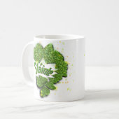Mug Shamrocks verts | Coeurs étincelants Shainte (Devant gauche)
