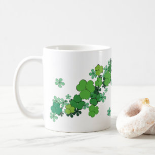 Mug Shamrocks verts et marguerites