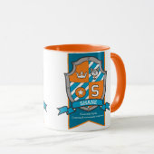 Mug Shane lettre S crête orange nom signifiant muqueus (Devant droit)