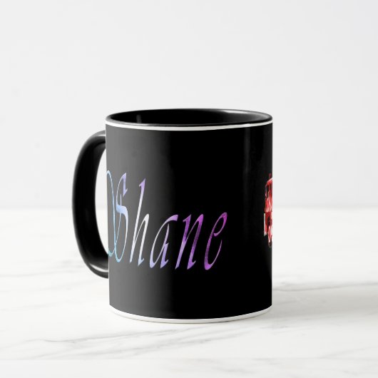 Mug Shane Nom With Fire Engine (Devant gauche)