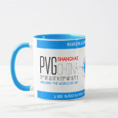 Mug Shanghai, Chine élégant (Gauche)