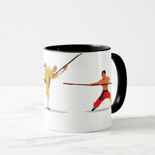 Mug shaolin (Devant droit)