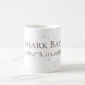 Mug Shark Bay Australie Latitude & Longitude (Centre)