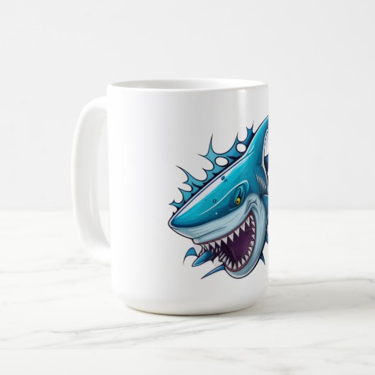Mug Shark logo T-Shirt (Devant gauche)
