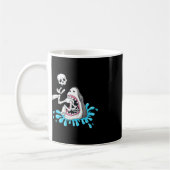 Mug Shark Mange Skeleton Fun Halloween Garçons Filles  (Gauche)