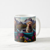Mug Sharpei sur une pagaie : une aventure Pittoresque (Devant droit)