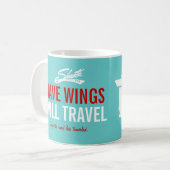 Mug Shasta ont des ailes - voyagera personnalisable (Devant gauche)