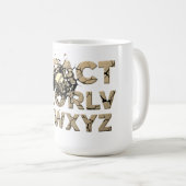 Mug Shattered Rock Text Urban Grunge Art (Devant droit)