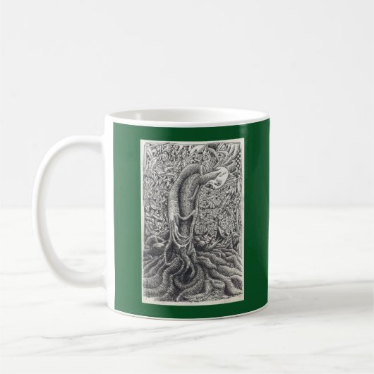 Mug Shayol, dessin à encre (Gauche)