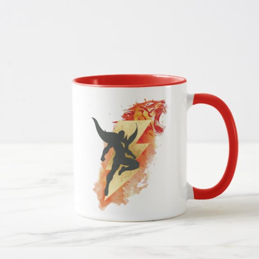Mug SHAZAM ! | Shazam Tiger & Lightning Graphic (Droite)