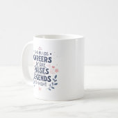 Mug She Builds Careers Inspiring Mom Typography Art (Devant gauche)