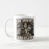Mug She Don't Understand, werewolf memes, funny cring (Gauche)