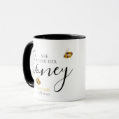 Mug She Found Her Honey Bee Bridal Shower Favor  (Devant gauche)
