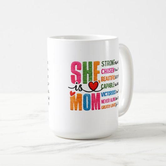 Mug She is Mom (Devant droit)