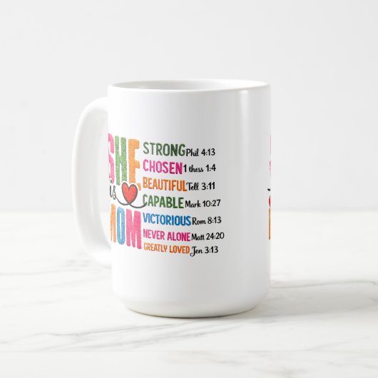 Mug She is Mom (Devant gauche)